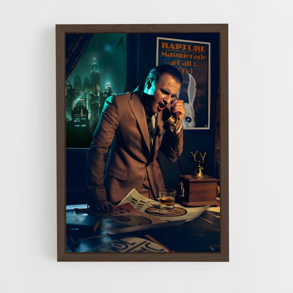 Poster Monsieur Ryan – affiche Bioshock (vue 5)